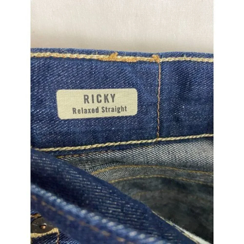 Vintage True Religion Mens Blue Jeans‎ 39x34 Ricky Relaxed Straight Y2K USA